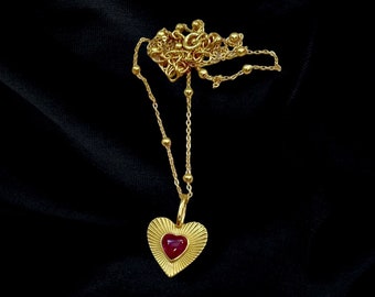 Collana dal cuore caldo