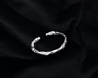 Organic Pattern Silver Ring, Instagram Trendy Jewelry, Insta Inspo TikTok Fashion Style, Internet Trends, Gift for Girlfriend, Friend Gift