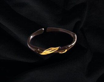 Anillo recubierto de cerámica negra