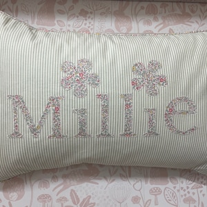 Liberty Personalised Applique children&#39;s cushions