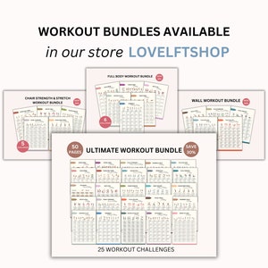30 Day Chair Workout Seniors Challenge, Full Body Exercise Guide, Chair Workout Challenge, Workout Digital, Summer Body, PDF, A4 & US letter image 9