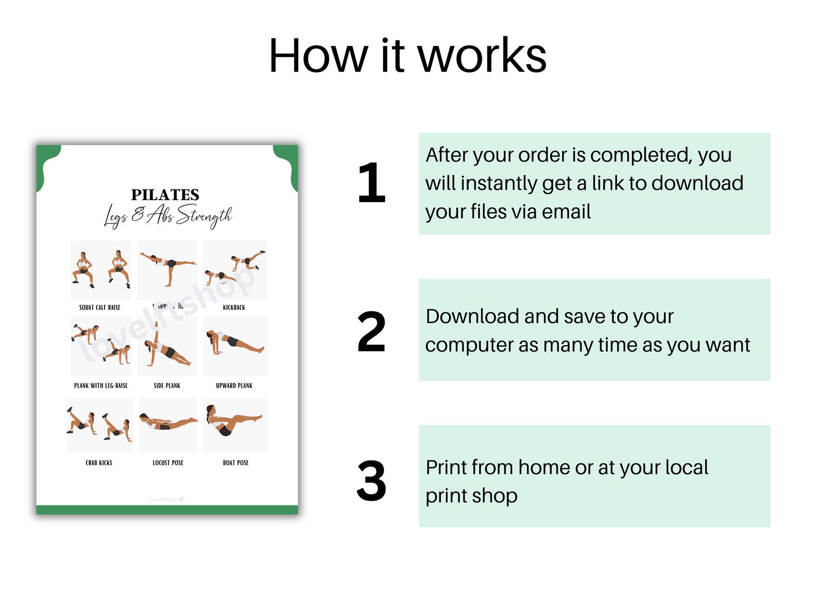 Full Body Exercise Workout Bundle, Full Body Workout, Fitness Guide ...