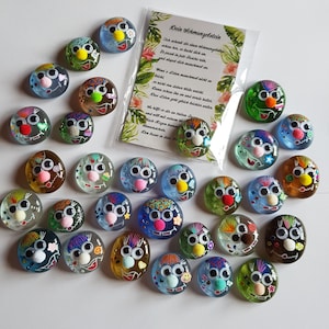 Smile stone, comforter, encourager, lucky charm, souvenir, lucky stone, laughing stone, farewell gift, graduation from school, kindergarten