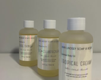 Aceite corporal de viaje / Aceite corporal seco / Aceite hidratante ligero / Hidratante corporal no graso / Regalo de spa para ella