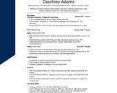 ATS-Friendly Tech Resume Template: Minimalist Design (Word, Canva, Google Docs)