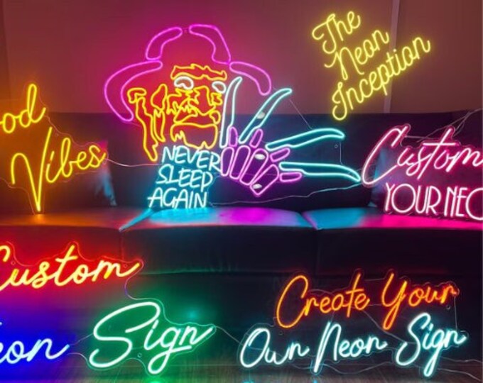 Custom Neon Sign| Neon Signs| Personalized LED Neon Sign| Custom Neon Signs| LED Light Neon Signs| Neon Sign Bedroom| Home Decor| Wall Decor