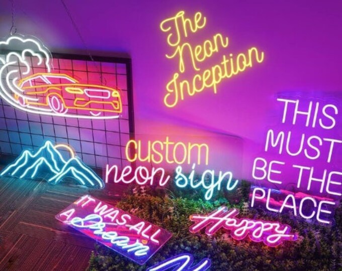 Custom Neon Sign| Neon Signs| Personalized LED Neon Sign| Custom Neon Signs| LED Light Neon Signs| Neon Sign Bedroom| Home Decor| Wall Decor