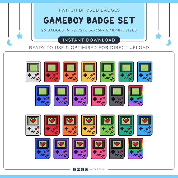Twitch Bit / Sub Badges / Emojis / Emotes / Kênh nghệ thuật -