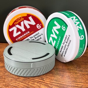 Zyn Desk Caddy Compact 2-can Holder, Sleek Nicotine Pouch Organizer 