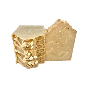 Oatmeal & Honey Bar Soap Vegan Soap, Homemade Soap, Handmade Soap, Natural Soap, Palm Free Soap, Cold Process Soap