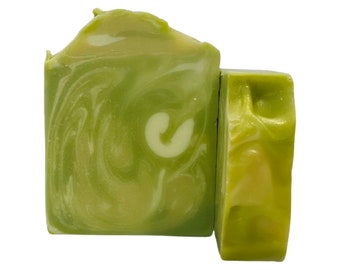 Green Tea & Yuzu Bar Soap Vegan Soap, Homemade Soap, Handmade Soap, Natural Soap, Palm Free Soap, Cold Process Soap