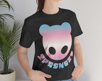Ipaghost Classic Logo - Trans Pride - Unisex Jersey Short Sleeve Tee