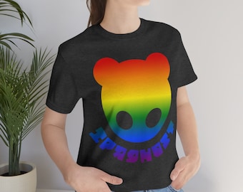Ipaghost Classic Logo - Gay Pride - Unisex Jersey Short Sleeve Tee