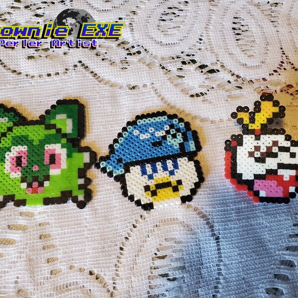 Sprigatito Perler Etsy