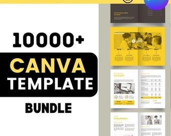 10000+ Editable Canva Templates | Social Media Mega Bundle (Digital Download)