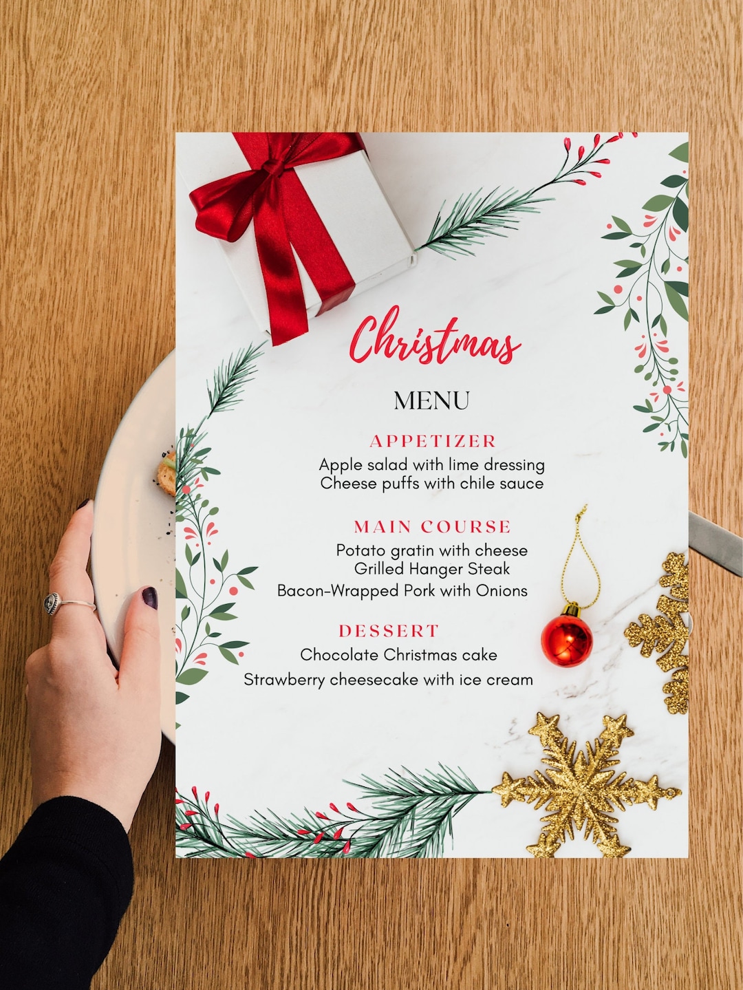 Christmas Menu Template Christmas Menu Printable Christmas Menu christmas-menu-template-christmas-menu-printable-christmas-menu