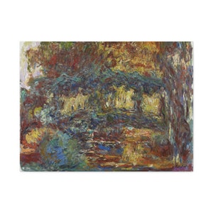 The Japanese Footbridge, Claude Monet, French Painter, Impressionist, Masterpiece, Vintage Painting, Canvas Painting, Home & Office Decor