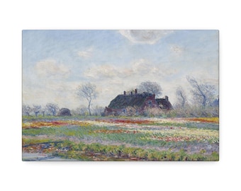 クロード・モネ、「Tulip Fields at Sassenheim,near Amazon.com: Claude Monet Tulip Fields At Sassenheim Near