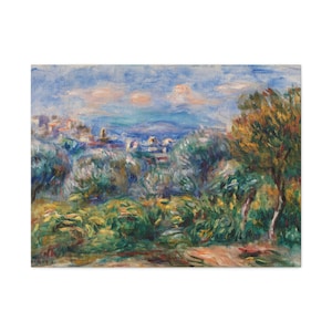 Landscape (Paysage), Pierre-Auguste Renoir French Painter, Masterpiece, Vintage Painting, Canvas Wall Art, Home & Offfice Decor