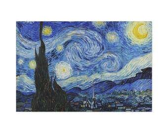 星月夜、フィンセント・ファン・ゴッホ、オランダ、ポスト印象派の絵画