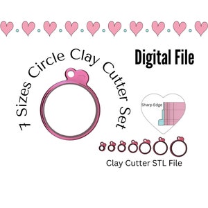 Circle Clay Cutter Set Digital Download