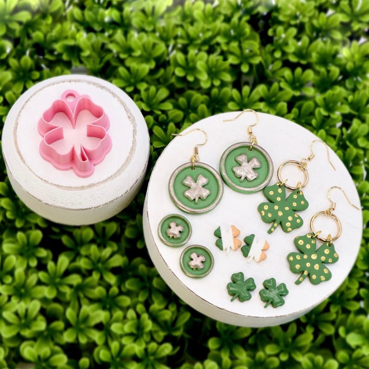 シャムロック クローバー ラッキーコイン STL デジタルダウンロードファイル