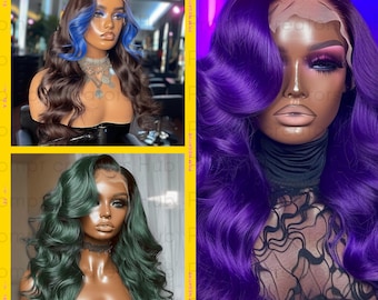 3 Mannequin Hair Model AI-Generated Stock Photos | Body Wave Hair Collection | African-American Black Women Lace Front Virgin Wig |