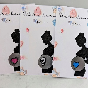 Gender Reveal Scratch Card | Baby Shower Games | Baby Shower Gender Reveal Cards