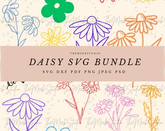 Daisy svg, file digitale Daisy, file di taglio Daisy, file macchina cricut Daisy, Daisy PNG, portachiavi margherita svg, fiore svg, clipart cutfile