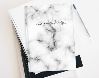 Diario vuoto per taccuino personalizzato marmorizzato dell'artista