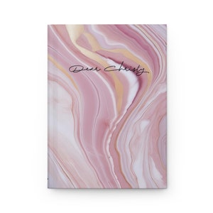 Diario de tapa dura personalizado Mate Personalizar Diario Cuaderno Mármol Diario Mármol Cuaderno Único Mármol Regalo personalizado
