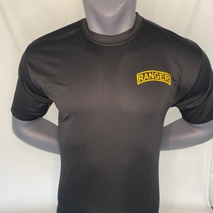 US Army Ranger Tab Dri Fit Hi-tech Moisture Wicking Tee