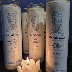 The Light Within Prayer Candle image 1