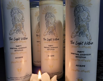The Light Within Prayer Candle
