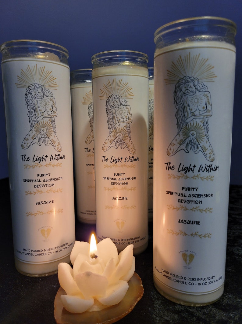 The Light Within Prayer Candle image 1