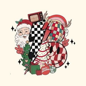 Retro Christmas png.