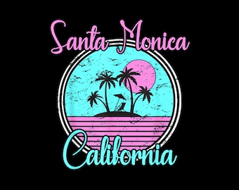 サンタモニカ カリフォルニア 旅行 休暇 お土産 デジタル PNG