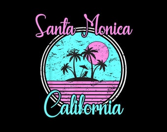 サンタモニカ カリフォルニア 旅行 休暇 お土産 デジタル PNG