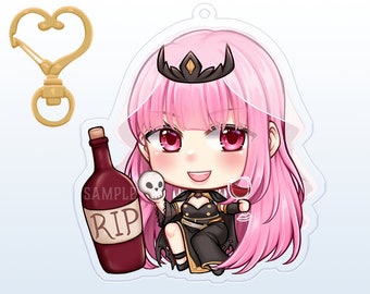 Calliope Mori Hololive EN Myth VTuber Acrylic Keychain {PRE-ORDER}