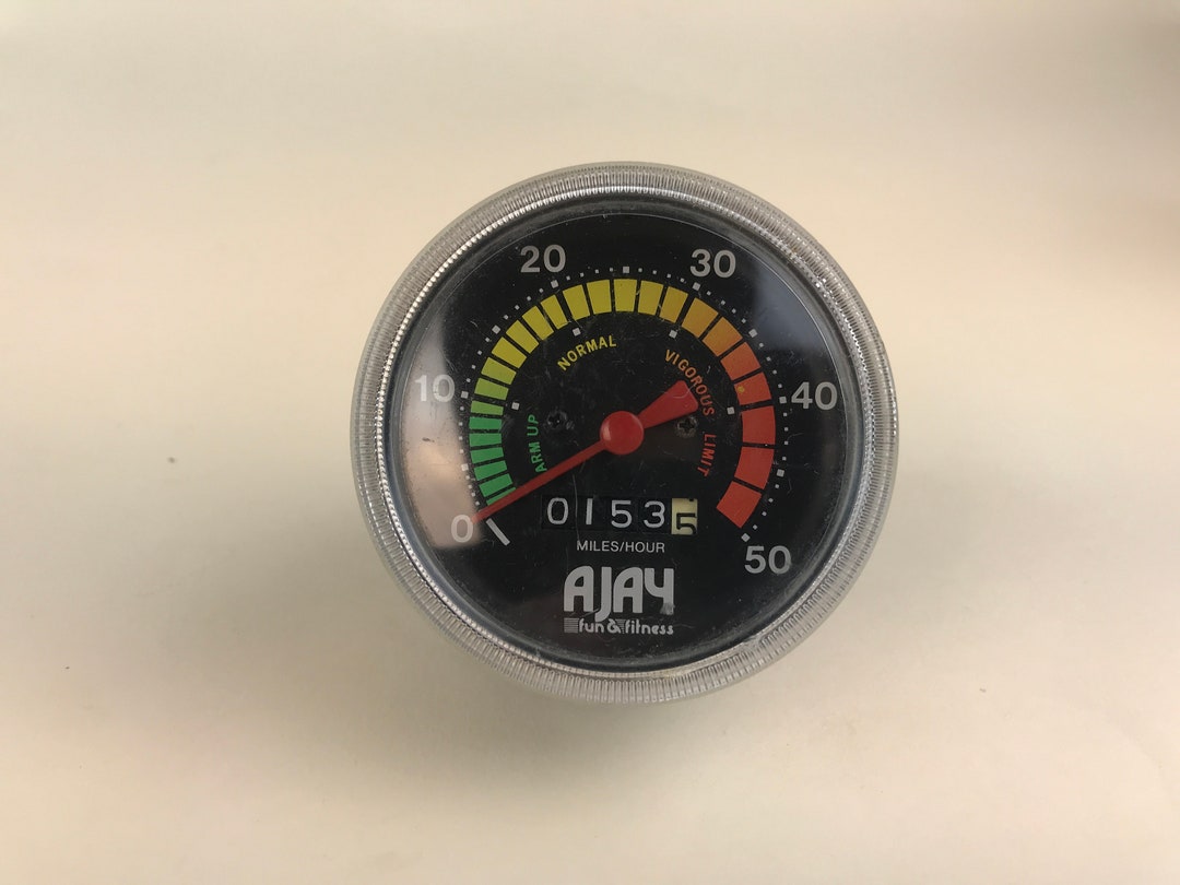 Vintage Bicycle Speedometer Round Black Bike Speedometer Etsy
