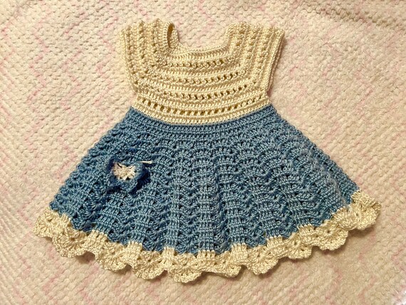 Vestido a Crochet Para Bebes Etsy Mexico