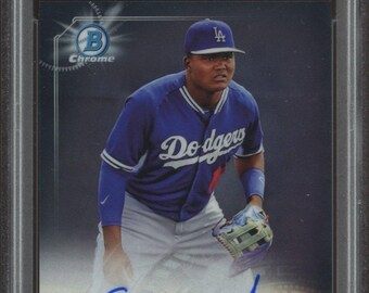 2017 Bowman Chrome Starling Heredia Prospects handtekeningen #CPA-SH (Auto) (PSA 10)