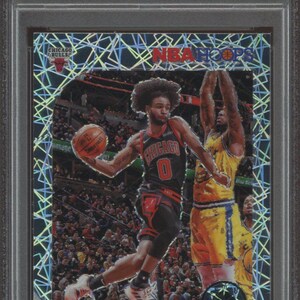 2019-20 Panini NBA Hoops Coby White Silver Laser #204 (PSA 10)