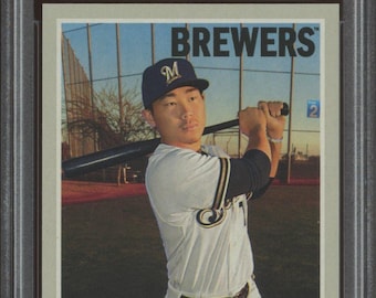 2019 Topps Heritage Keston Hiura #512 (PSA 10)