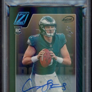 2022 Donruss Zenith Carson Strong Artist&#39;s Proofs Platinum #111 (/1) (Auto) (PSA 9)