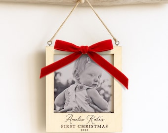 初めてのクリスマスオーナメント、赤ちゃんの初めてのクリスマスオーナメント2025、初めてのクリスマス写真の記念品