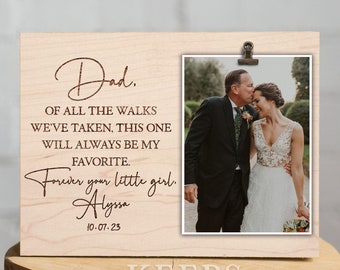 Father of the Bride Gift Photo Frame 4x6 Photo