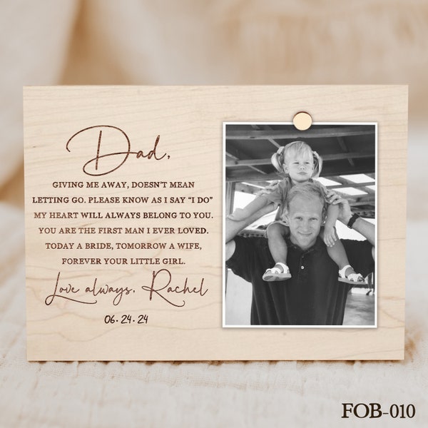 Father of the Bride Gift from Bride, Wedding Gift Dad