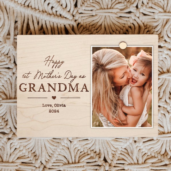 1st Mothers Day as Grandma Gift, Mothers Day Grandmother Gift, New Grandma Gift, Mothers Day Gift for Grandma