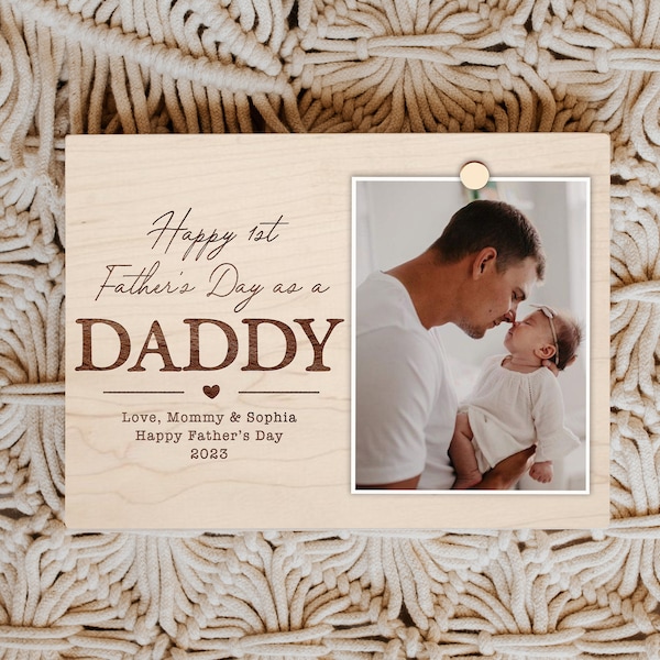 1st Fathers Day Gifts for Dad, 1st Fathers Day Card, 1st Fathers Day Gift from Baby, First Fathers Day Gift Ideas